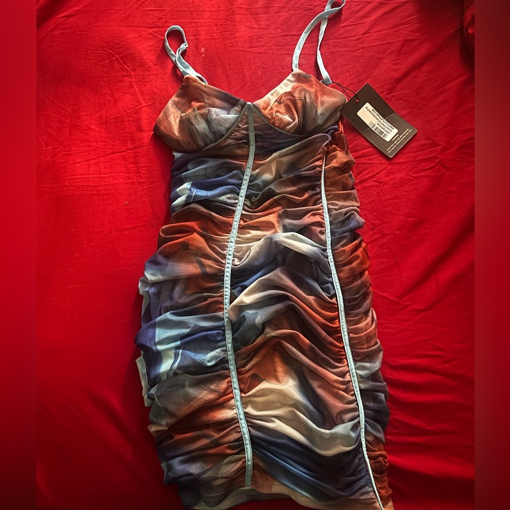 Fitted mesh dress